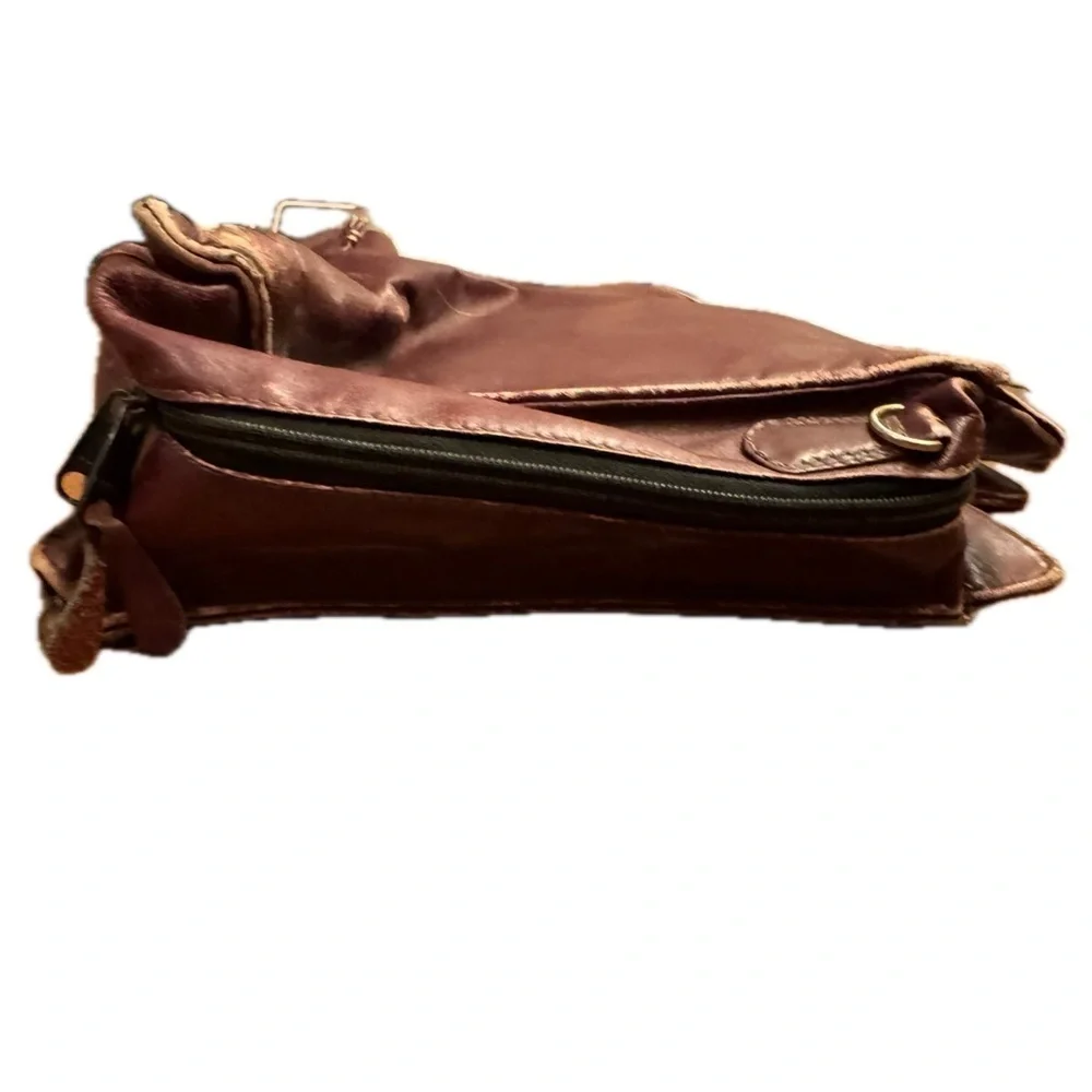 Simon of California vintage leather briefcase